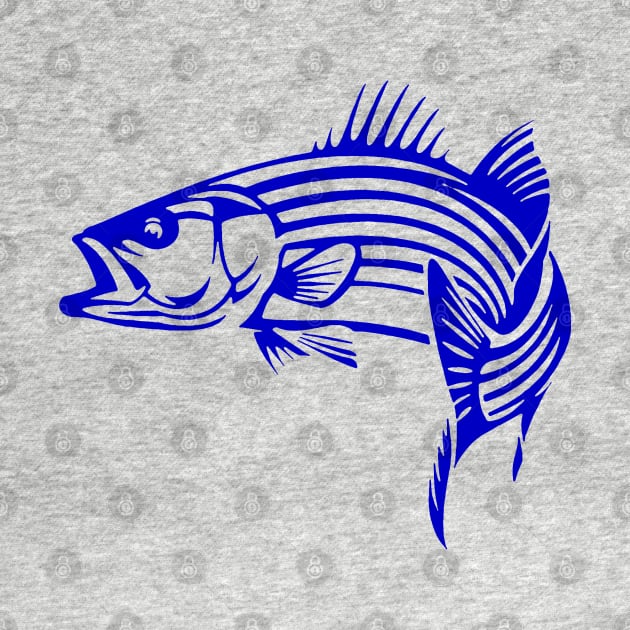 Striped Bass by  The best hard hat stickers 